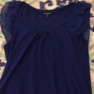 Express Royal Blue Blouse, S