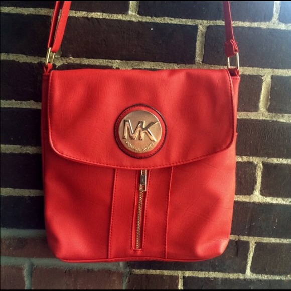 Red MK satchel (non authentic)