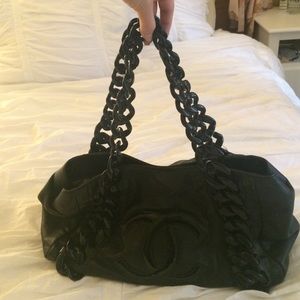 Chanel chain link handbag