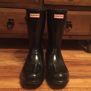 ~ON HOLD~Black short Hunter boots