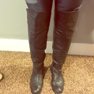 Sedrina over the knee black boots