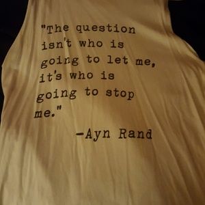 Ayn Rand muscle tee