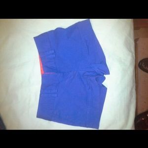Blue shorts