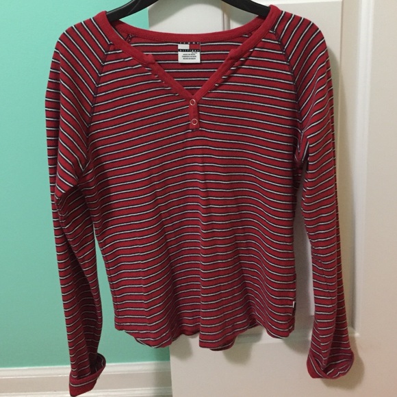 90s vintage Tommy Hilfiger striped button up shirt - Picture 4 of 4