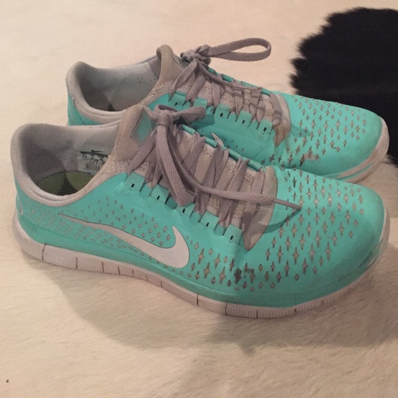 8.5 Exclusive Tiffany Blue Nike free run 3.0