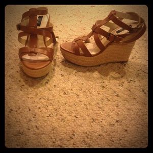Saks brand wedge sandals - size 7.5