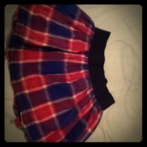 Hollister plaid skirt
