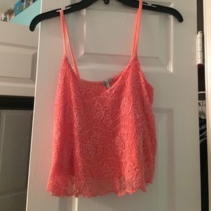 Pink tanktop from Charlotte Russe