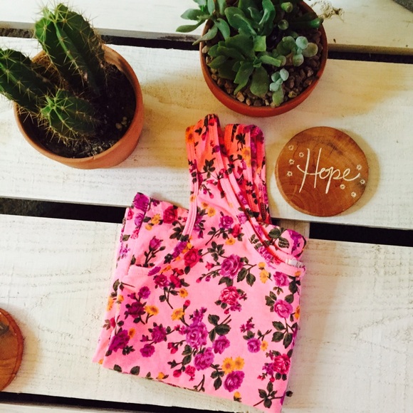 Floral tank/ mini dress