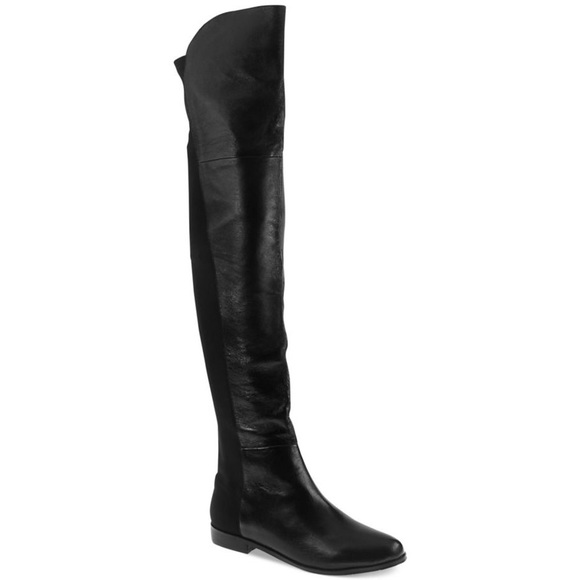Over the Knee Black Boots