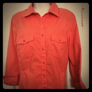 Zac & Rachel Long Sleeve Buttoned Top Size XL