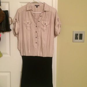 Express shirt dress