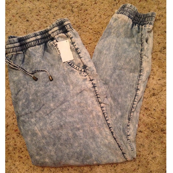 acid wash joggers