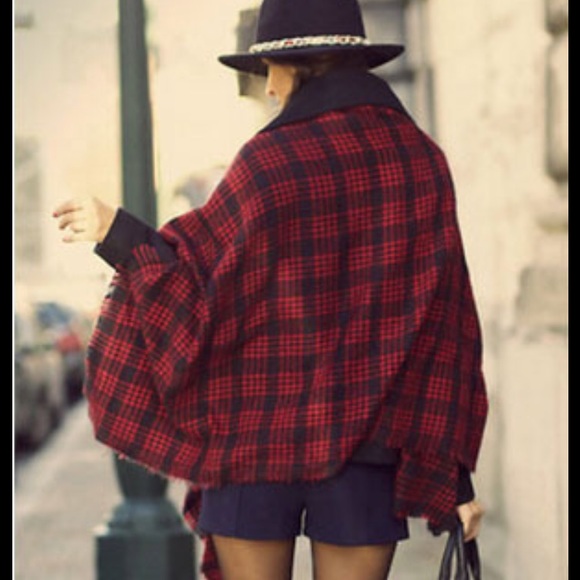 Popular Plaid Blanket Scarf - Picture 3 of 4
