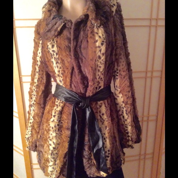 Brand new S.Line animal print jacket $209-Sz L