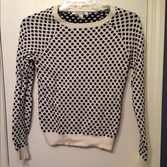 Polka dot sweater