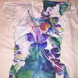 🌺 Beautiful Flower Beaded Blouse 🌺