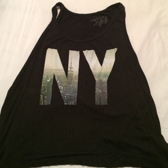 NY graphic tank top