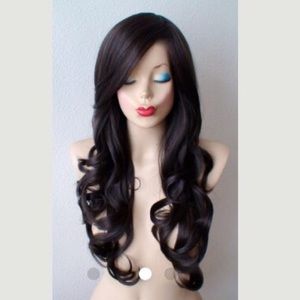 26 inch Chocolate Brown Wig