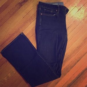Gap dark denim boot cut jean