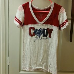 Cody Johnson signed shirt