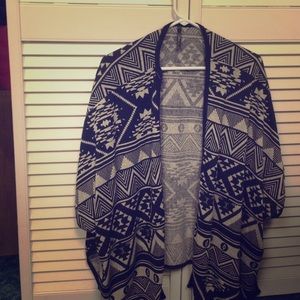 Black& white cardigan