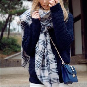 Popular Plaid Blanket Scarf