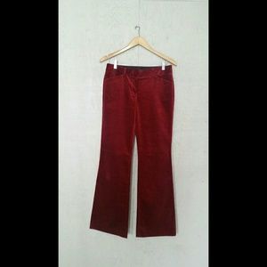 Express Red Velvet Pants