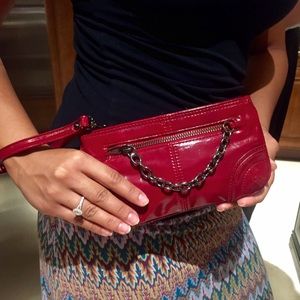 Red Guess Wristlet/Clutch