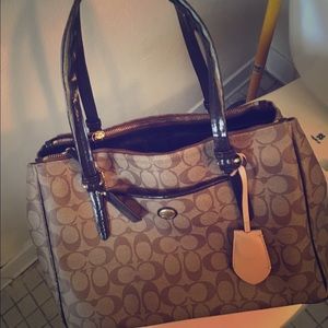 Coach bag and matching wallet