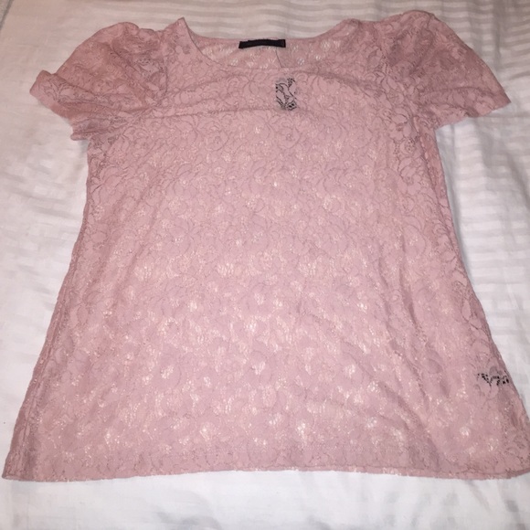 💞 Pretty in Pink - Laced Blouse 💞