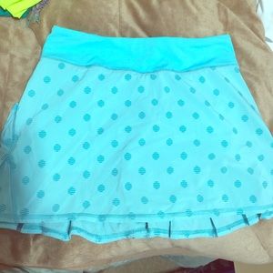 Lululemon polka dot tennis skort
