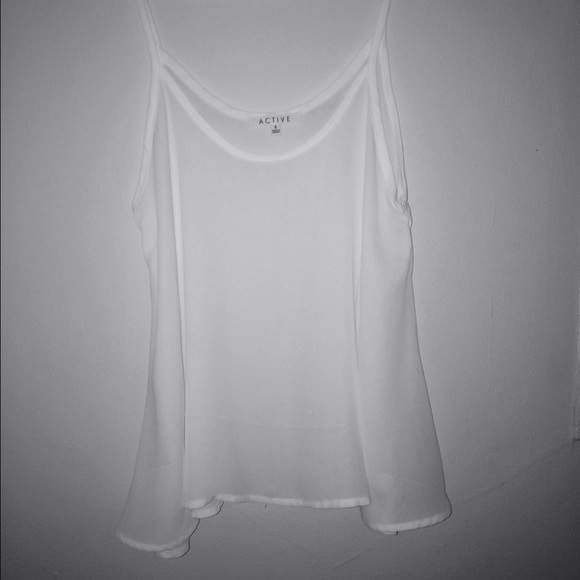 flowy sheer tank top