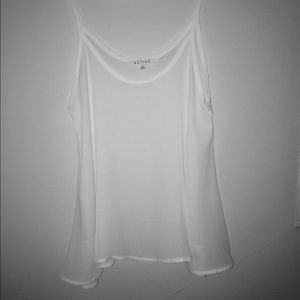 flowy sheer tank top