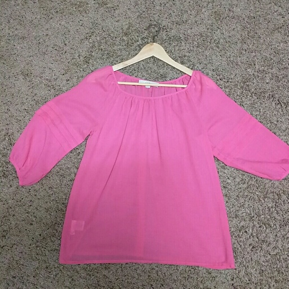 Loft pink top