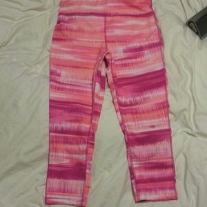 Pink excersise leggings