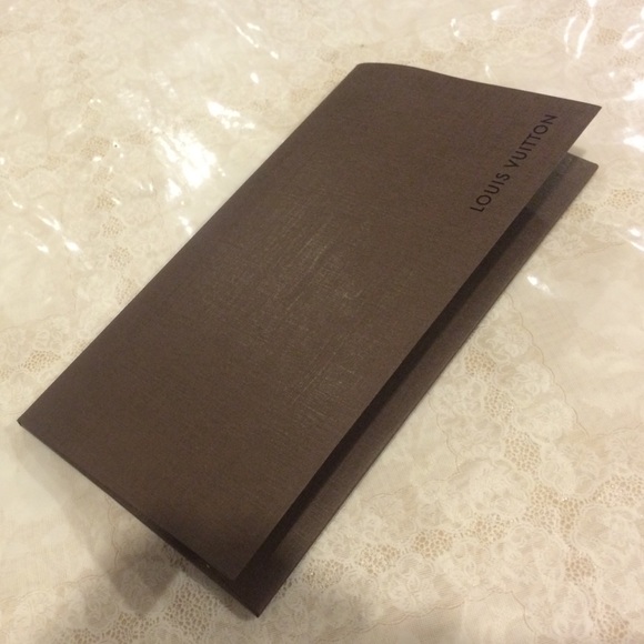 100%AuthenticLouisVuittonReceiptEnvelope - Picture 2 of 4