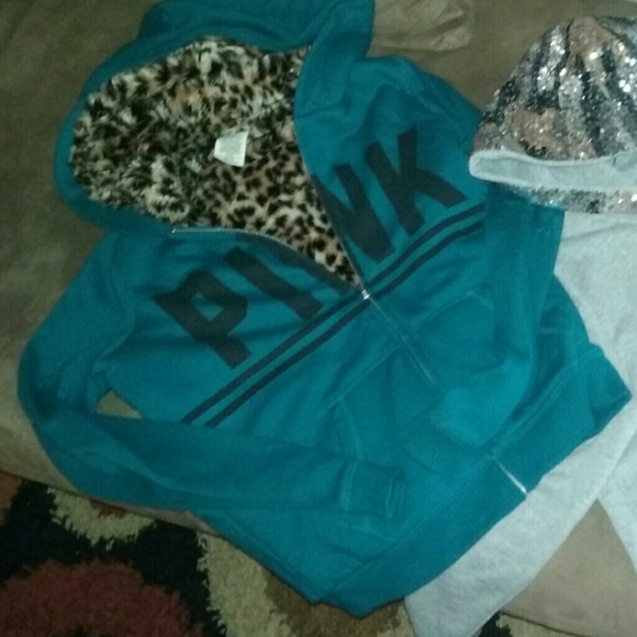 Leopard fur zip up