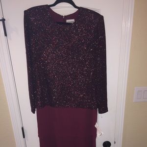 Ruby evening dress