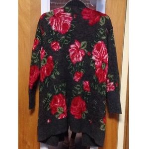 Aeropostale rose knit sweater🌹