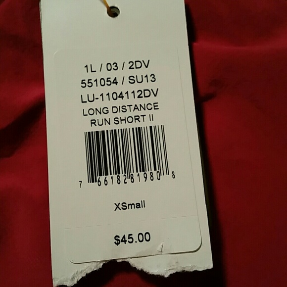 NWT Lucy long distance run short - Picture 3 of 3