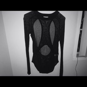 mesh long sleeve shirt