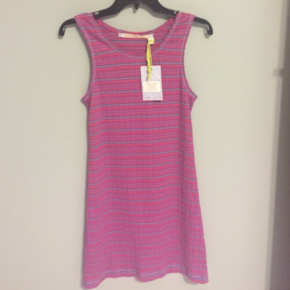 Purple striped Chelsea and violet dress - Picture 2 of 4
