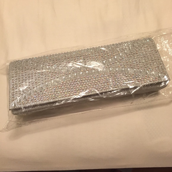 Brand-new Silver  evening bag