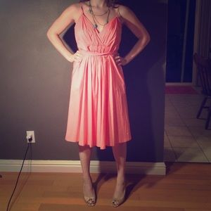 GAP twirly coral dress size 8