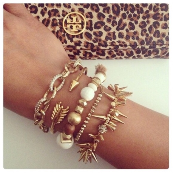 Jewelry - Gold Spike Cluster Bracelet
