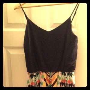 Fun silky floor length dress