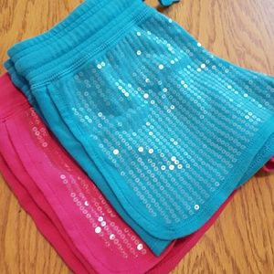 Sequin Lounge Shorts Size Medium