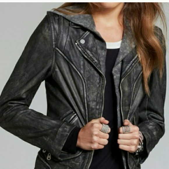 Free People Jackets & Blazers - FREE PEOPLE FAUX LEATHER JACKET