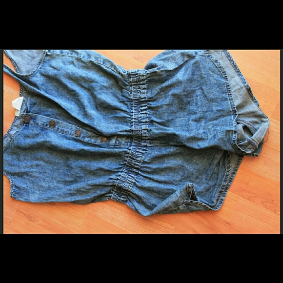 Jean romper - Picture 2 of 3